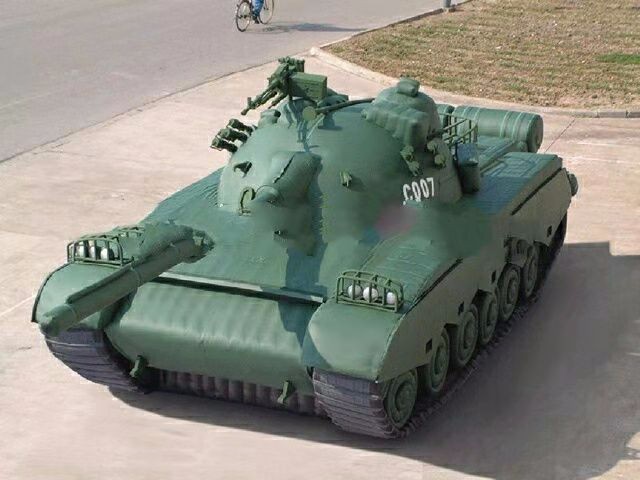 灵寿军用充气坦克车